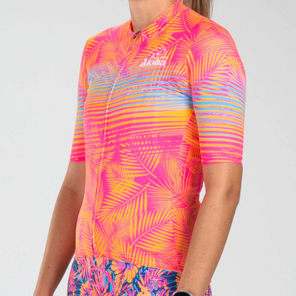 Áo đạp xe Nữ Zoot Cycle Aero Jersey - Club Aloha