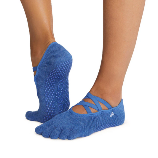 Vớ Toesox Grip Full Toe Elle - Royal Blue