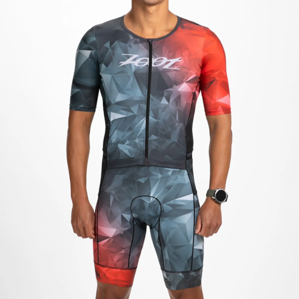 Zoot Men's Tri Aero FZ Racesuit - Crystal