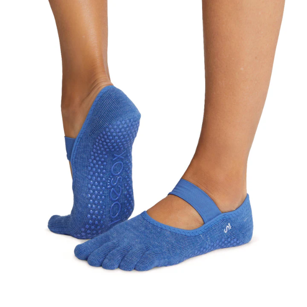 Vớ Toesox Grip Full Toe Mia - Royal Blue