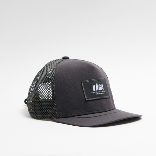 Nón VAGA Open Mesh Trucker Cap - Xám Than (Charcoal)