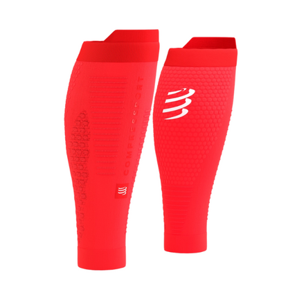 Băng bảo vệ bắp chân Compressport Calf Sleeves R2 3.0 - Đỏ/Trắng (Fluo Red/White Refl)