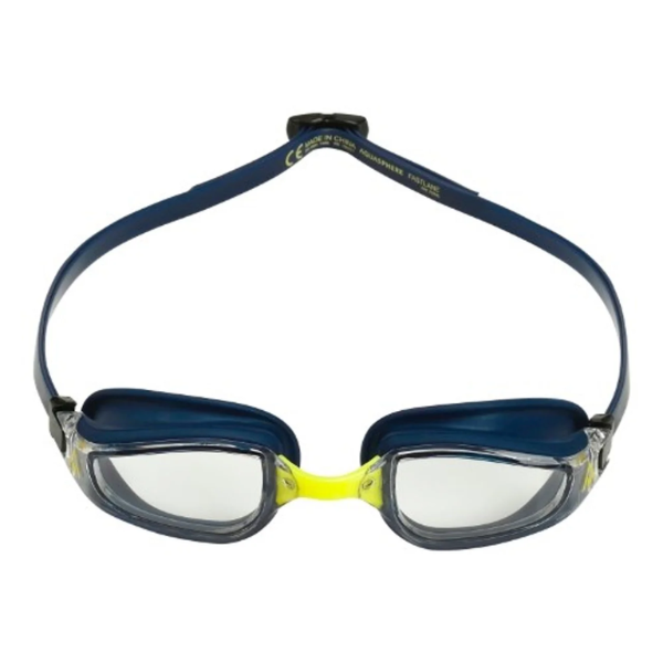 Aqua Sphere Fastlane A1 - Navy/Blue Bright Yellow: Clear Lens