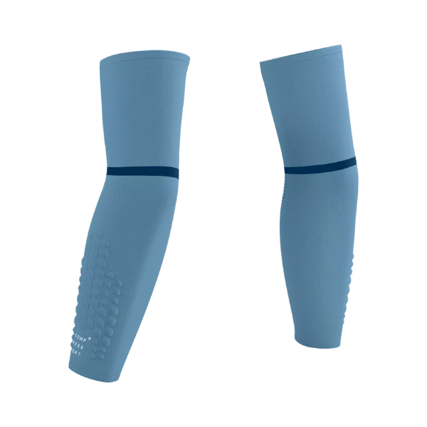 Băng bảo vệ ống tay Compressport Unisex's Arm Force Ultralight - Xanh (Denim/White)