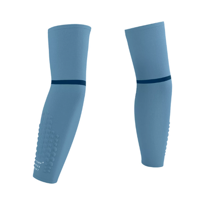 Băng bảo vệ ống tay Compressport Unisex's Arm Force Ultralight - Xanh (Denim/White)