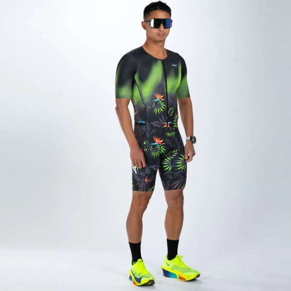 Đồ ba môn Nam Zoot Ltd Tri Aero Fz Racesuit - Tropical Magic