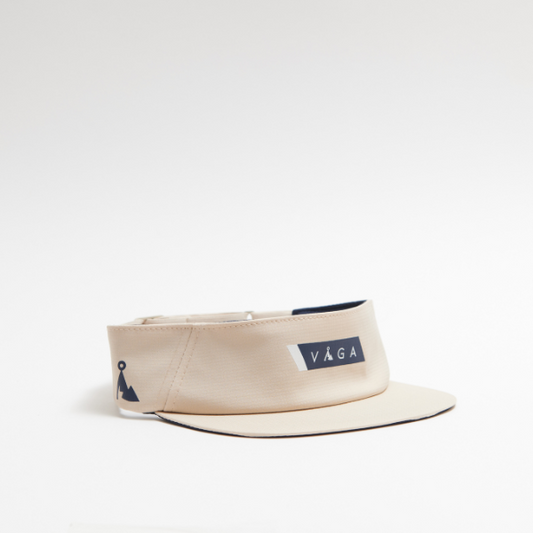 Nón VAGA Feather Visor - Hồng Pastel (Light Taupe/Navy Blue)