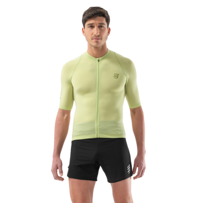Áo chạy Trail Nam Compressport Trail Racing Postural SS Top - Xanh (Nile)
