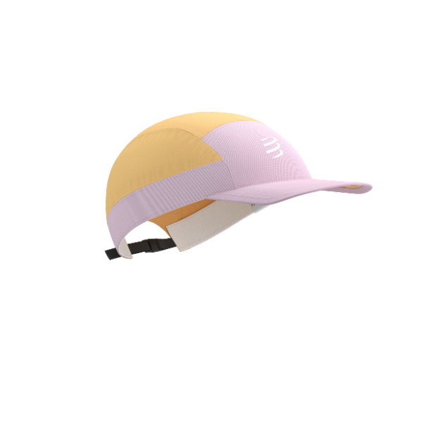 Mũ Compressport 5 Panel Light Cap Buff - Cam/Hồng (Orange/Roseate)