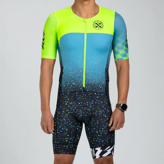 Đồ Ba môn Nam Zoot Tri Aero Fz Racesuit - Electric