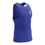 Áo chạy bộ Nam Compressport Pro Racing Singlet - Xanh (Dazz Blue)