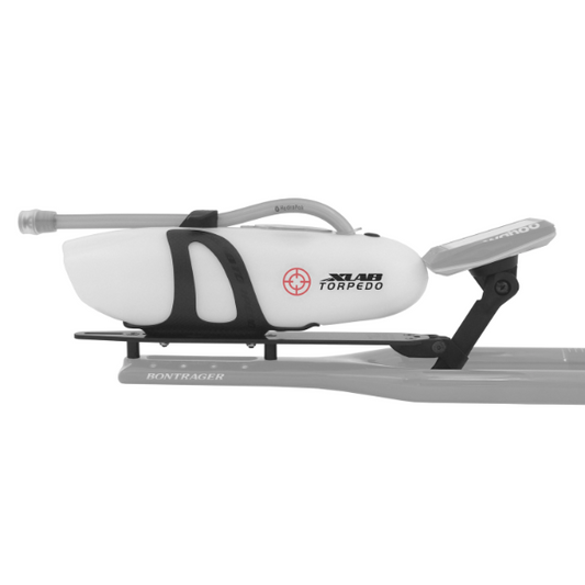 Phụ kiện lắp đặt + Bình nước tay nghỉ xe đạp Xlab Torpedo Versa Slim System - Trắng (Clear)