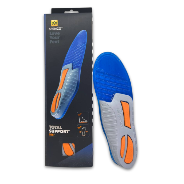 Miếng lót giày y khoa SPENCO Total Support Gel - Xanh/Cam (Blue/Orange)