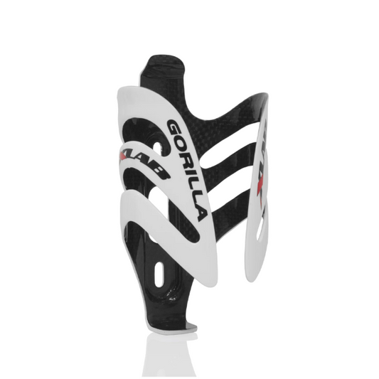 Gọng bình nước Xlab Gorilla Carbon Cage - White With 3K