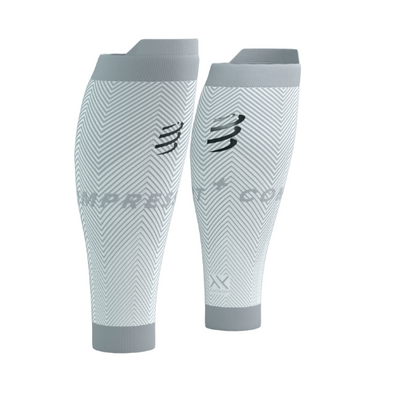 Băng bảo vệ bắp chân Compressport Calf Sleeves R2 Oxygen - Trắng (White/Neble Grey)