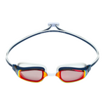 Aquasphere Fastlane A1 - Navy Blue/Red: Red Titanium Mirrored