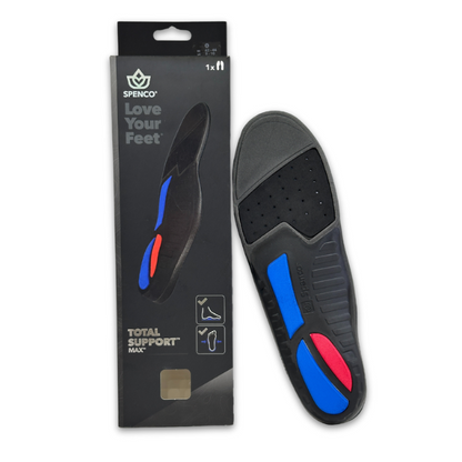 Miếng lót giày y khoa SPENCO Total Support Max - Xanh Đen