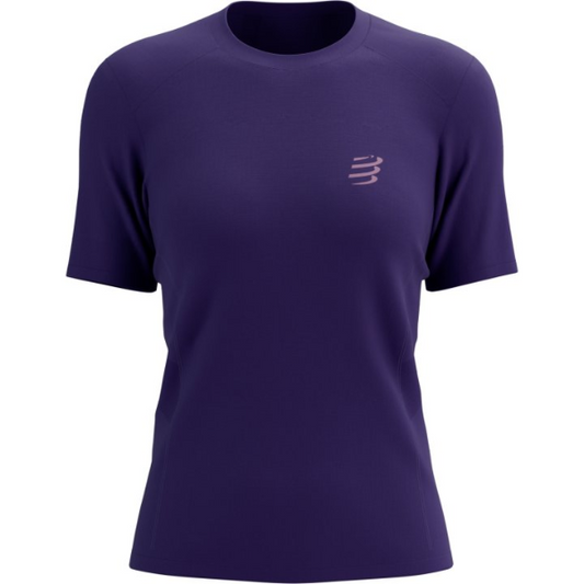 Áo chạy bộ Nữ Compressport Performance SS Tshirt - Tím (Purple)