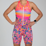 Zoot Women's Tri SLVS Fz Racesuit - Club Aloha