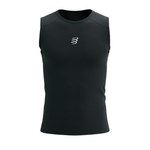 Áo chạy Trail Nam Compressport Trail Racing Tank - Đen (Black)