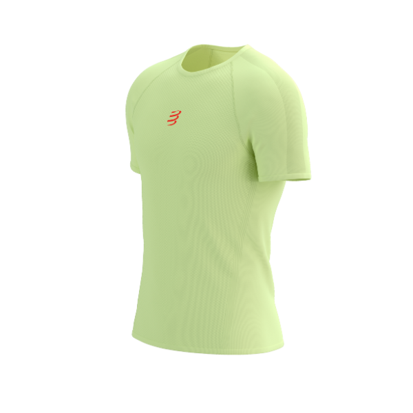 Áo chạy Trail Nam Compressport Trail Racing SS Tshirt - Xanh (Shadow Lime)
