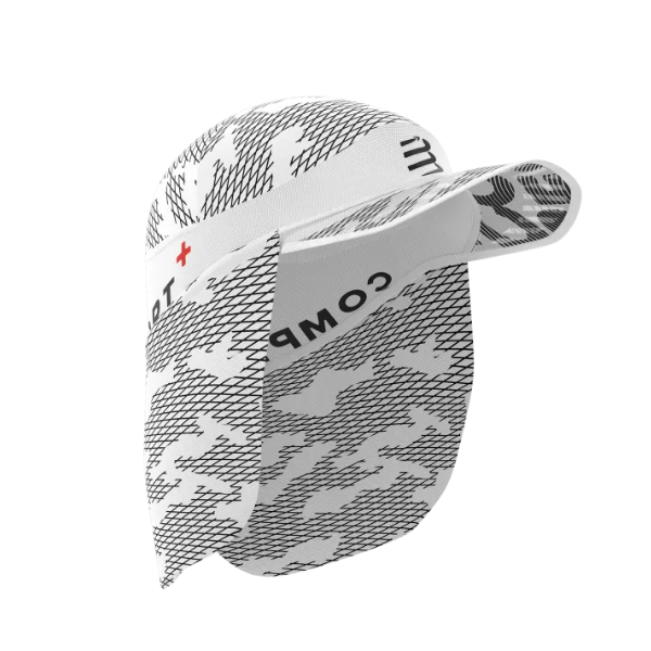 Mũ chạy bộ Compressport Ice Cap Sun Shade - Trắng (White)