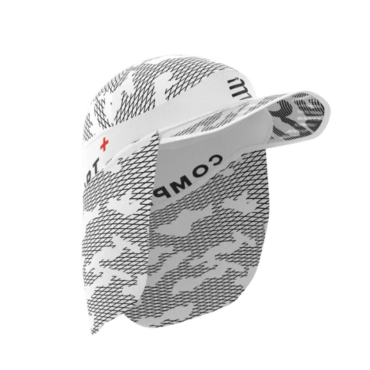 Mũ chạy bộ Compressport Ice Cap Sun Shade - Trắng (White)
