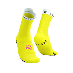 Compressport Pro Racing Socks v4.0 Run High - Safe Yellow/White