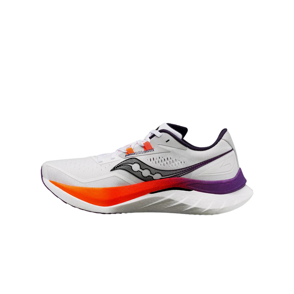 SAUCONY MEN'S ENDORPHIN SPEED 4 - WHITE/VIZIORANCE