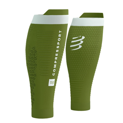 Băng bảo vệ bắp chân Compressport Calf Sleeves R2 3.0 - Xanh (Woodbine/White Refl)