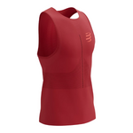 Áo chạy bộ Nam Compressport Pro Racing Singlet - Đỏ (Samba Red)