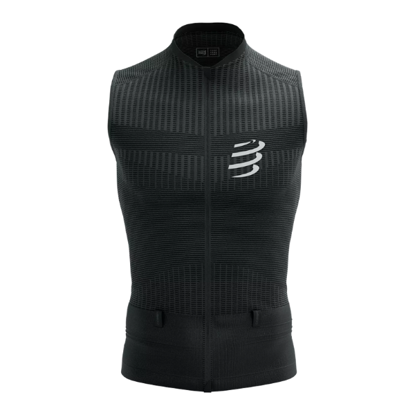 Áo chạy Trail Nam Compressport Trail Postural Tank Top - Đen (Black)