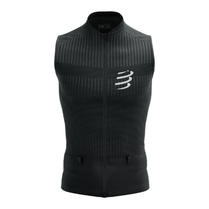 Áo chạy Trail Nam Compressport Trail Postural Tank Top - Đen (Black)