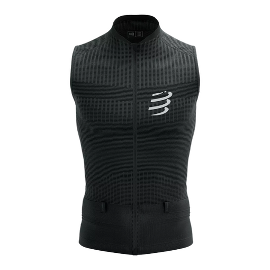 Áo chạy Trail Nam Compressport Trail Postural Tank Top - Đen (Black)
