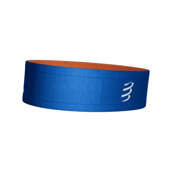 Đai chạy bộ Compressport Unisex's Free Belt - Dazz Blue/Fire