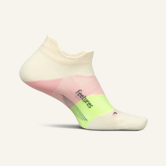 Tất chạy bộ Feetures Elite Ultra Light No Show Tab - Sandy Melon