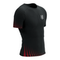 Áo chạy bộ Nam Compressport Racing SS Tshirt - Đen (Black)