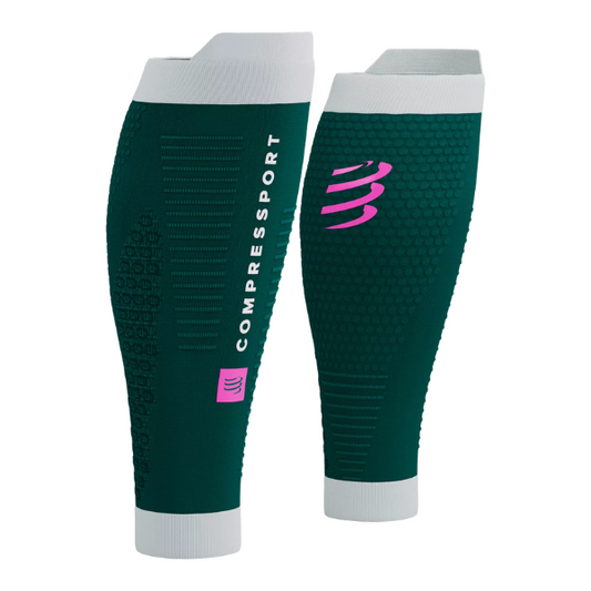 Băng bảo vệ bắp chân Compressport Calf Sleeves R2 3.0 - Xanh (Storm/White)