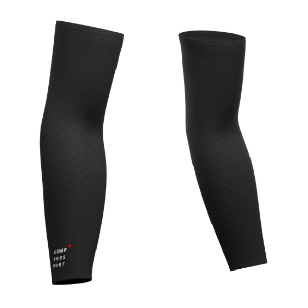 Compressport Unisex's Run Under Control Armsleeves - Black