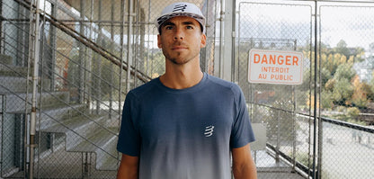 Áo chạy Bộ Nam Compressport Performance SS Tshirt - Đen