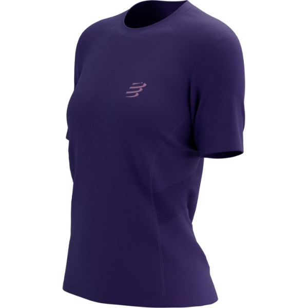 Áo chạy bộ Nữ Compressport Performance SS Tshirt - Tím (Purple)