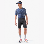 Đồ ba môn Nam Compressport Aero SS Trisuit - Xanh (Indigo Print)