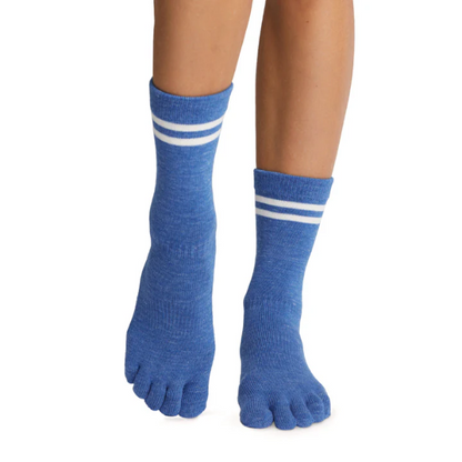 Vớ Toesox Grip Full Toe Crew - Royal Blue