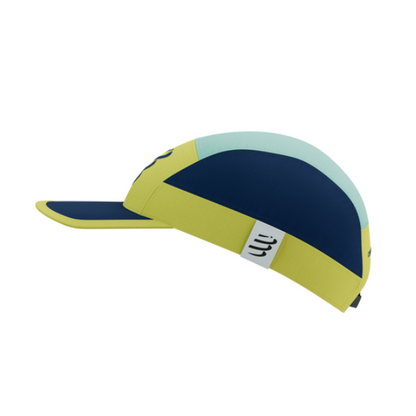 Mũ Compressport 5 Panel Light Cap - Vàng (Eggshell Blue/Green Sheen/Dress Blues)
