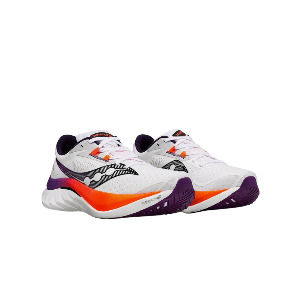 SAUCONY MEN'S ENDORPHIN SPEED 4 - WHITE/VIZIORANCE