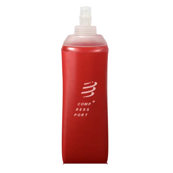 Bình nước Compressport Cage 500ml + Tube - Đỏ (Red)
