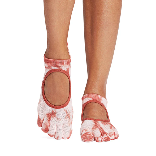Vớ Toesox Grip Full Toe Bellarina - Climb Tie Dye