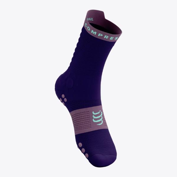 Tất chạy Trail Compressport Unisex's Pro Racing Socks v4.0 Trail - Tím (Purple/Grape)
