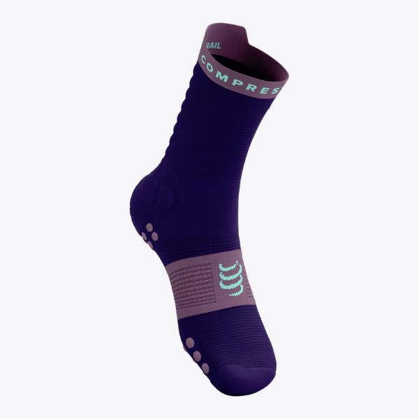 Compressport Unisex's Pro Racing Socks v4.0 Trail - Purple/Grape