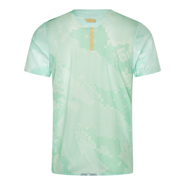 Áo chạy bộ Nam Pressio Elite S/S Top - Xanh Mint (Mint Camo)